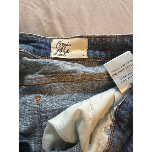 Cosmic Blue Love Jeans Women's Size 28 Blue - Picture 4 of 4